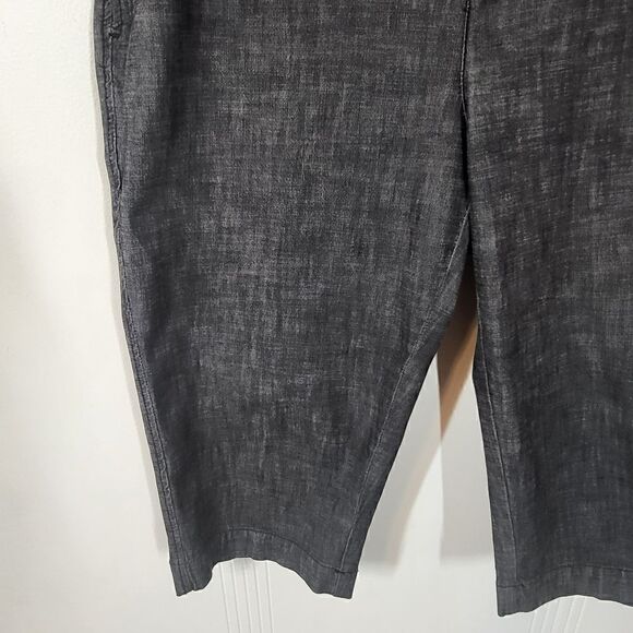 Coldwater Creek Plus Size Petite Dark Gray Walking Shorts - Picture 8 of 10